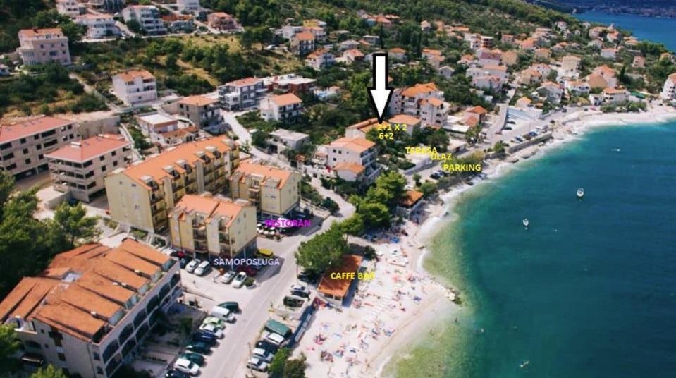 Villa Fjaba - By The Sea - With The Big Terraces & Great Sea View Трогір Екстер'єр фото