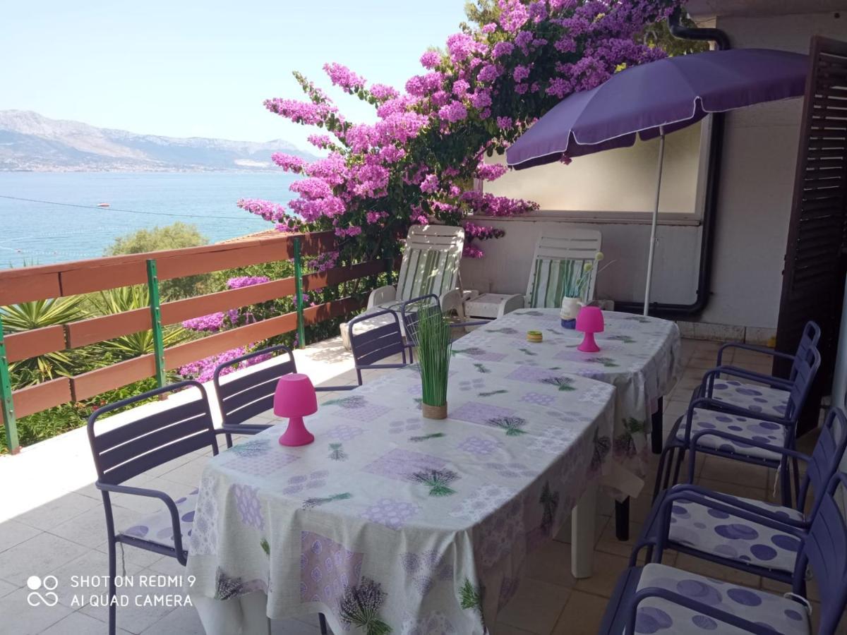 Villa Fjaba - By The Sea - With The Big Terraces & Great Sea View Трогір Екстер'єр фото